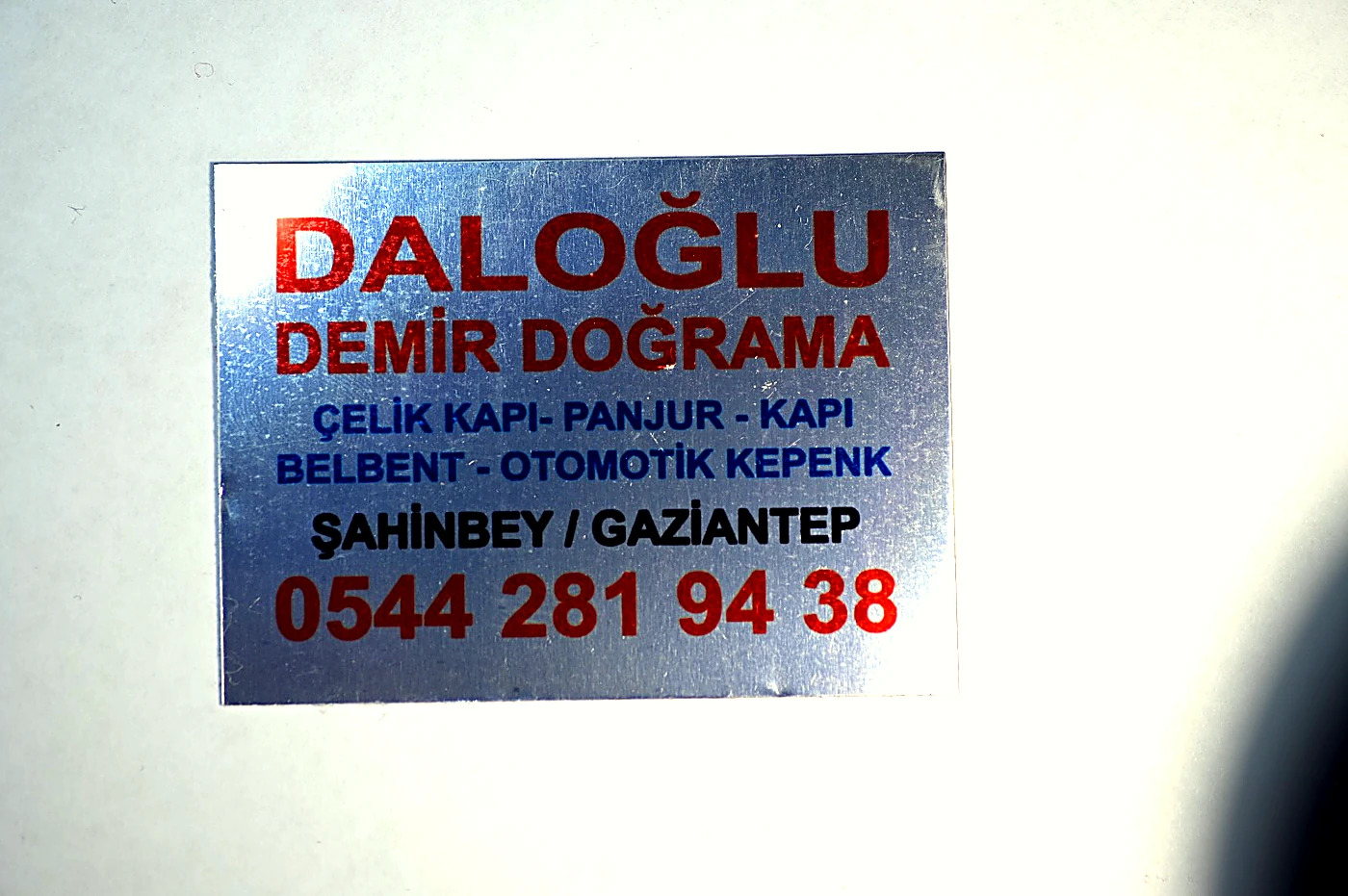 Alüminyum etiket örnek çalışması 4