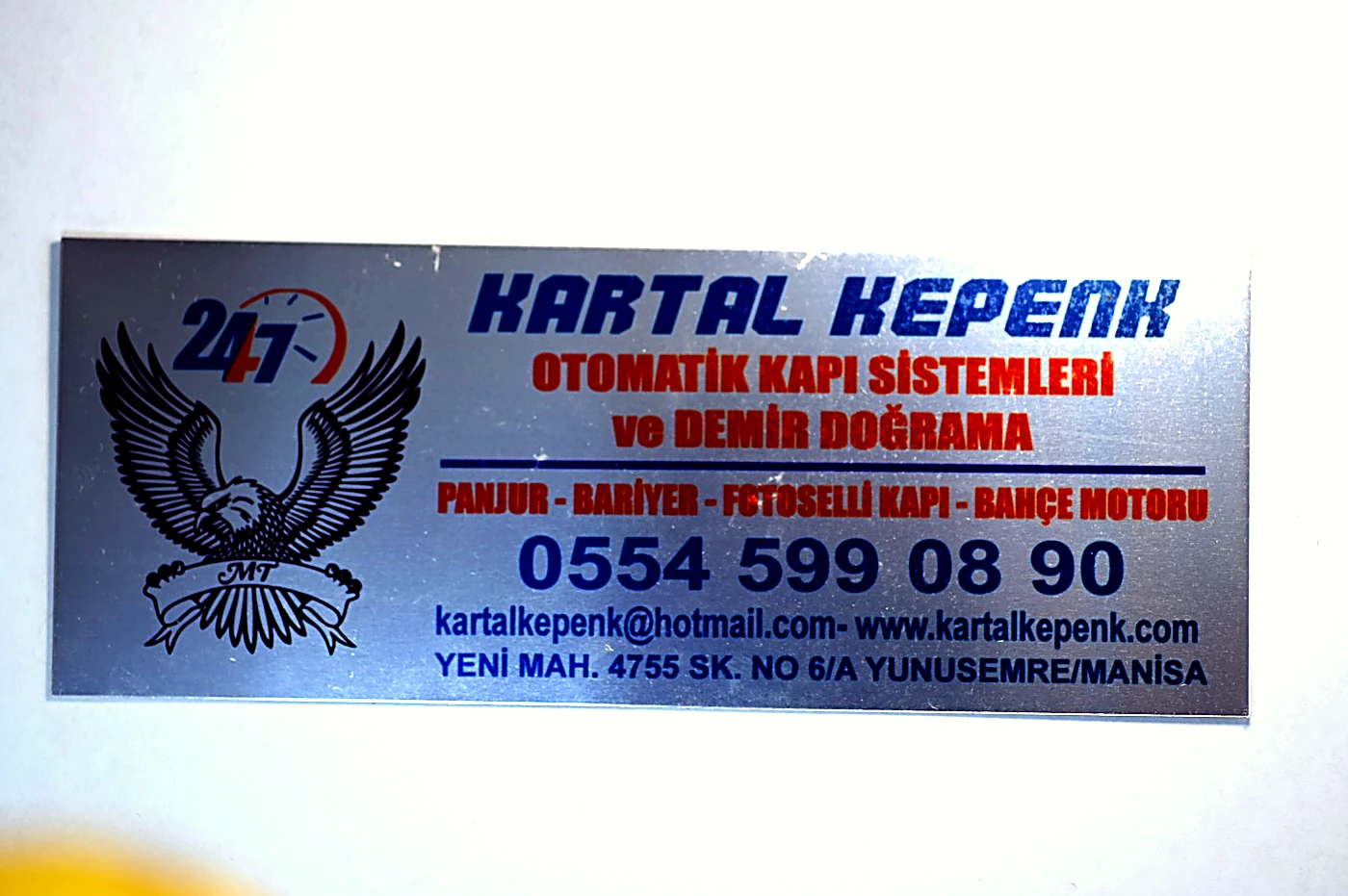 Alüminyum etiket örnek çalışması 8