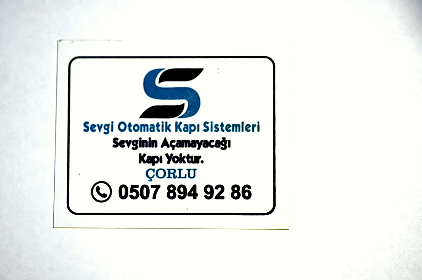 Alüminyum etiket örnek çalışması 1